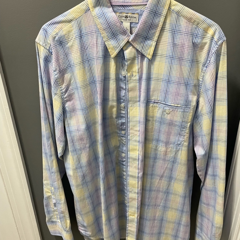 Multi Color large club room button down